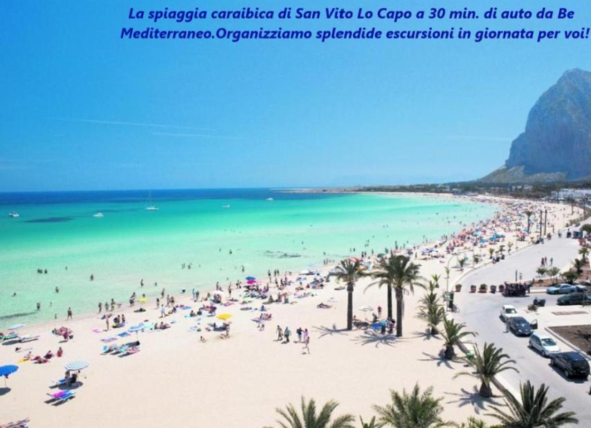 Be Mediterraneo, In Centro Sul Mare - In The Center Beach Front - 80 Mq Трапани Екстериор снимка